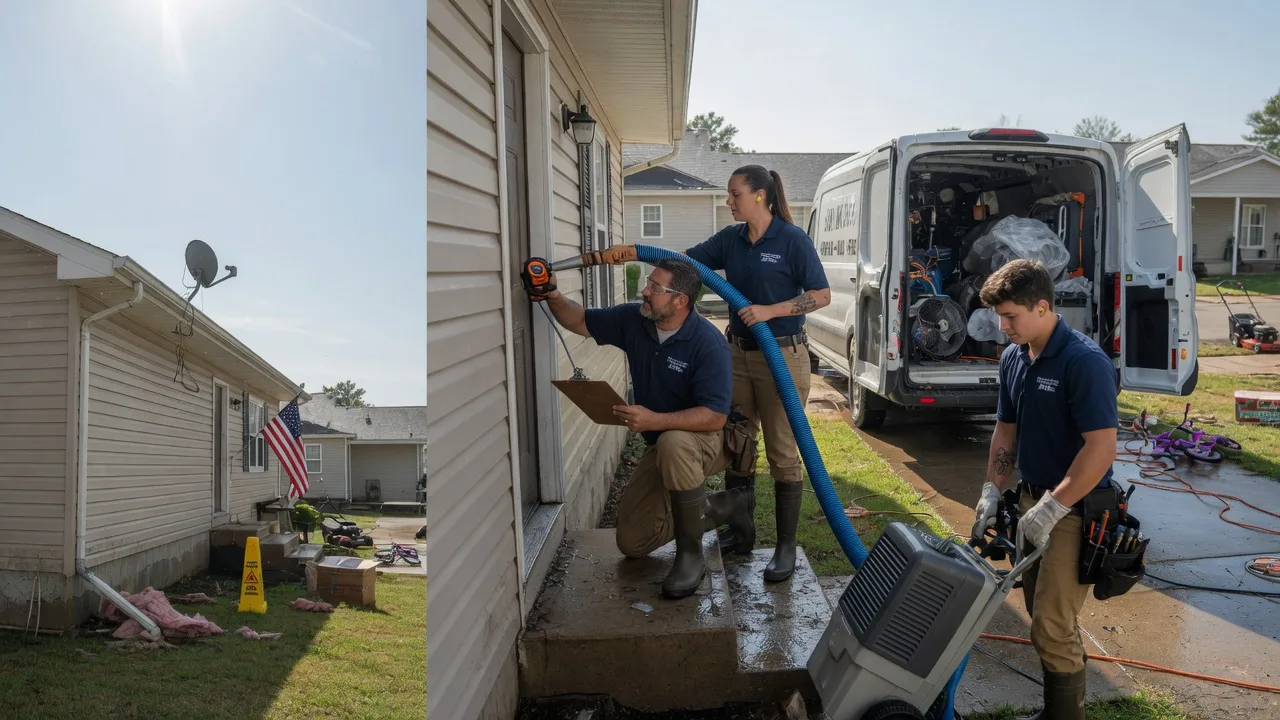 Ceiling Water Damage Restoration in Smithshire, IL near me